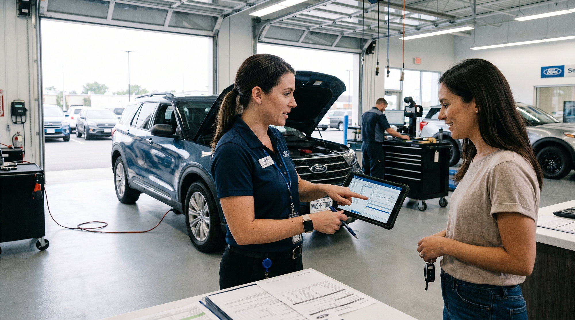 Auto repair and diagnostic service at Fugate Ford in Enumclaw, WA