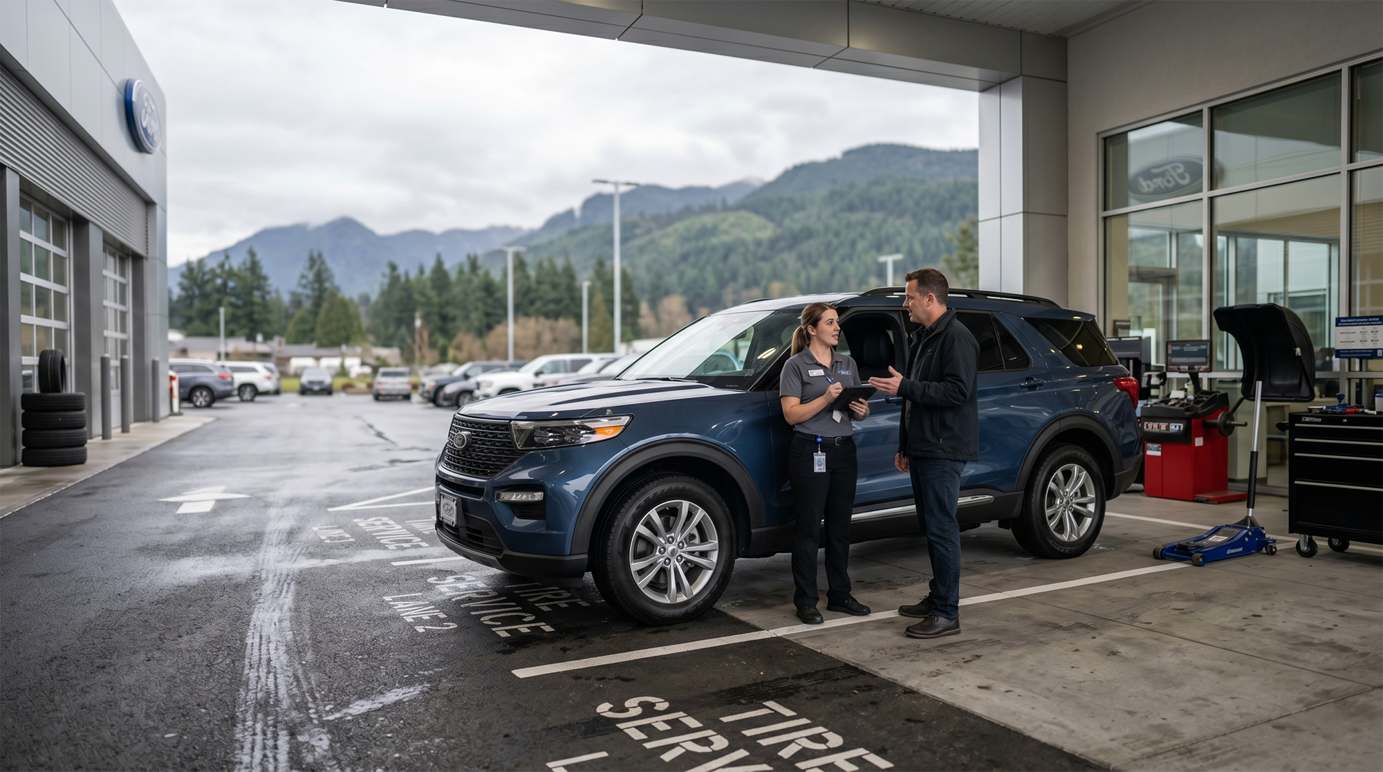 Tire service at Fugate Ford in Enumclaw, WA
