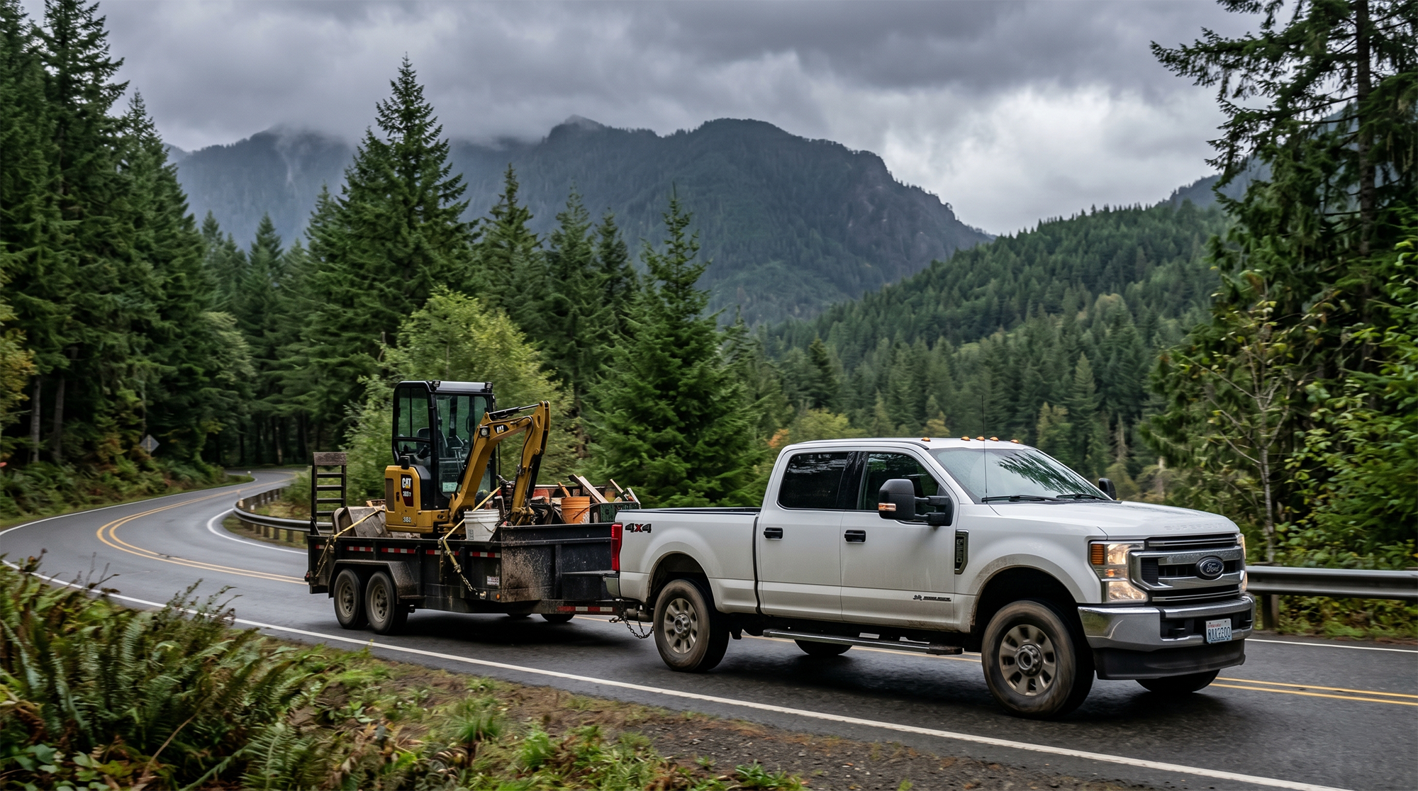 Ford truck towing near Enumclaw, WA
